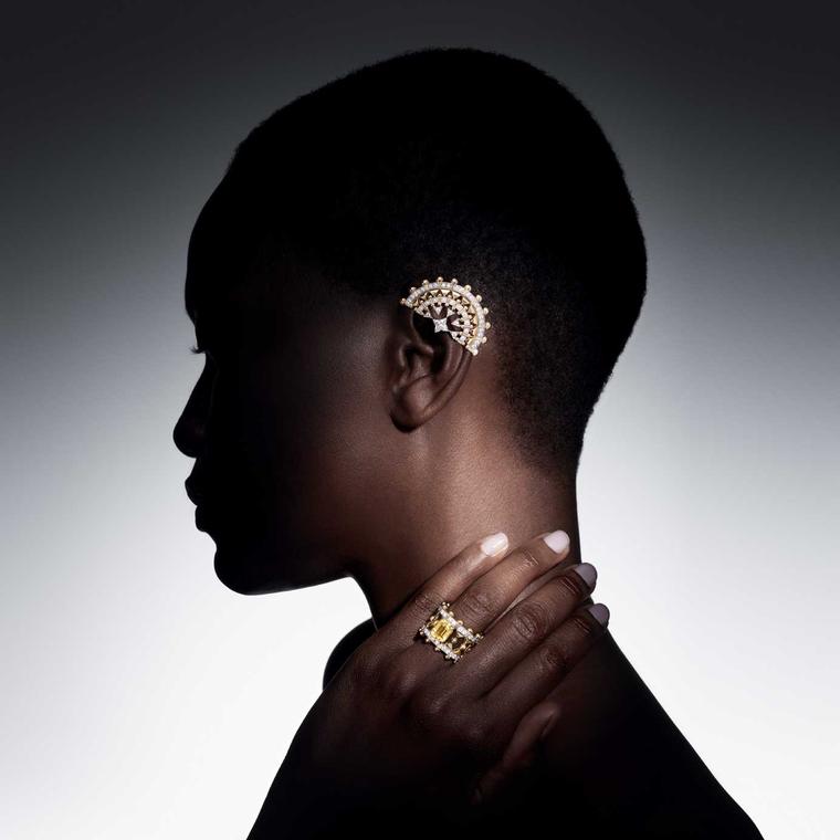 Awakened Hands Awakened Minds Vision earrings by Louis Vuitton