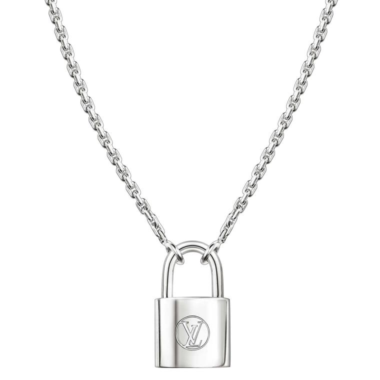 Louis Vuitton sterling Silver Lock Pendant