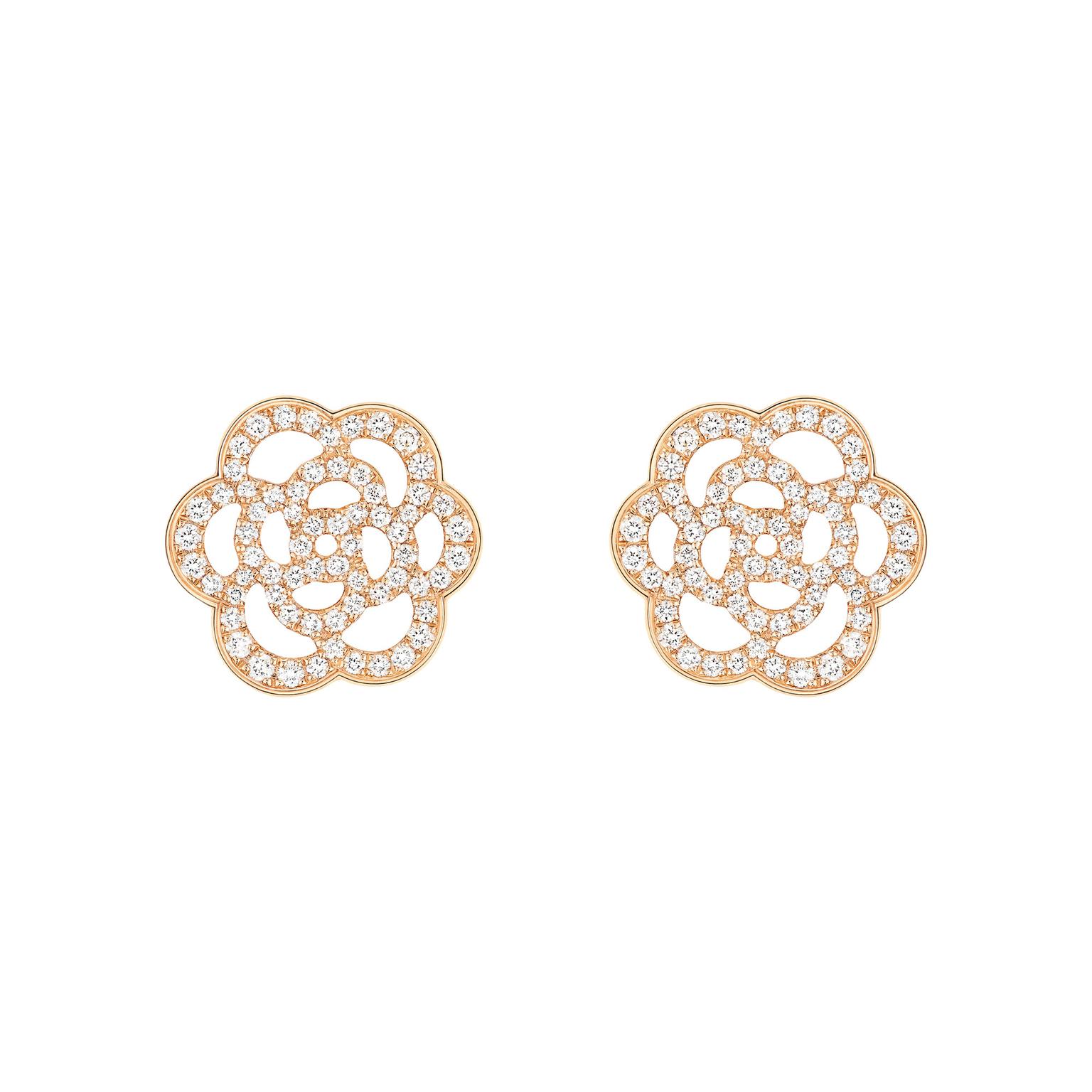 Camélia diamond earrings | Chanel | The Jewellery Editor