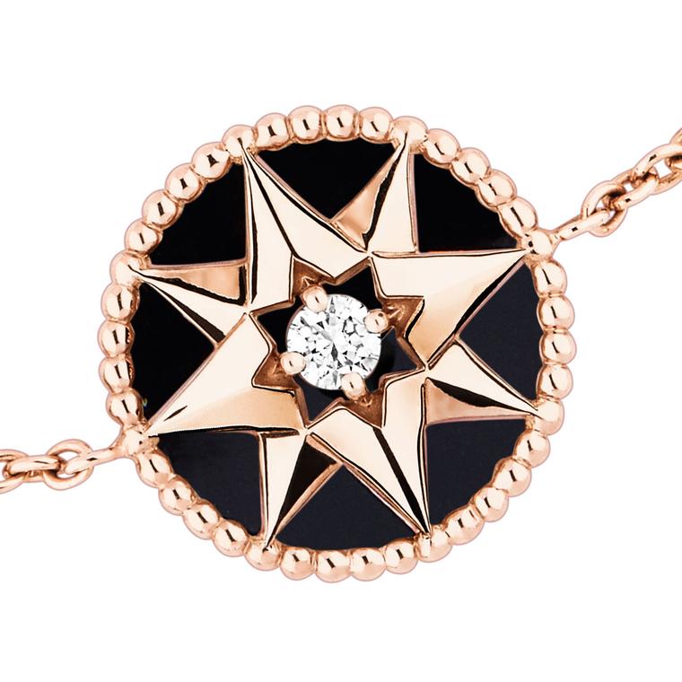 Rose des Vents pink opal and diamond bracelet, Dior