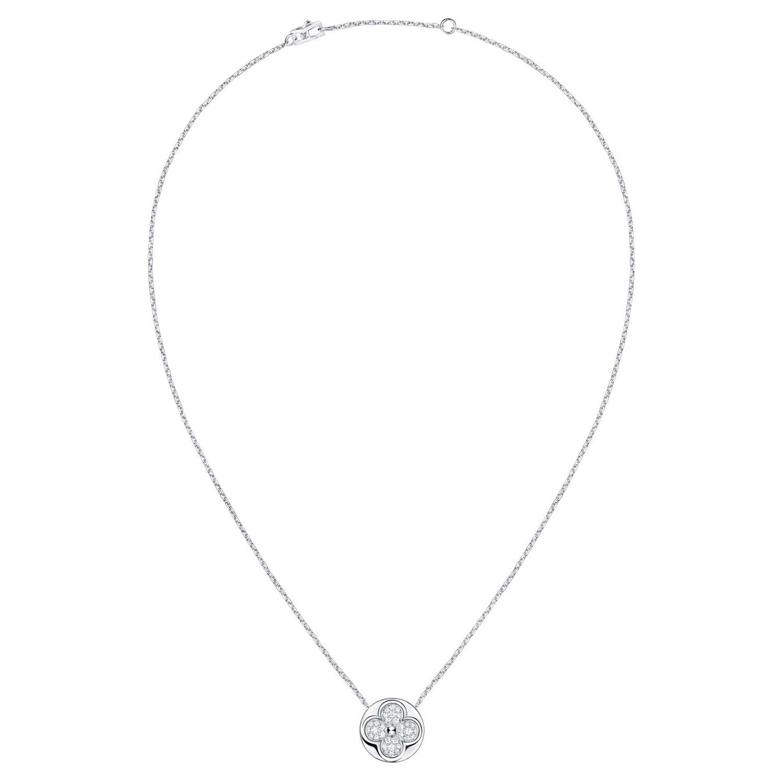 Louis Vuitton Star Blossom Stud, White Gold and Diamonds - per Unit 2021-22FW, Silver
