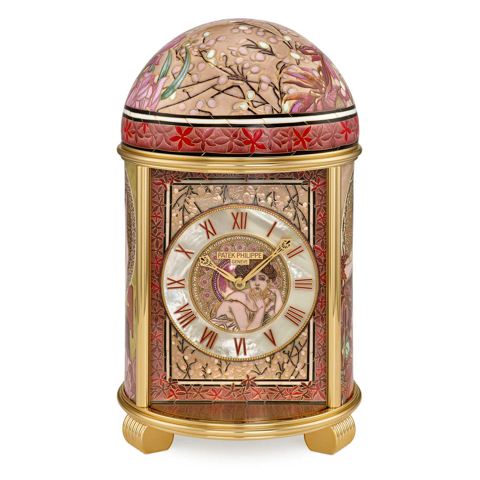 Patek Philippe Pond with White Water Lilies dome clock 