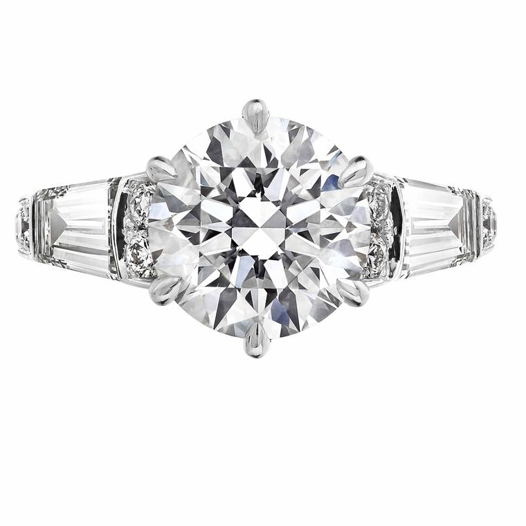 Shaun Leane Silver Cherry Blossom Diamond Flower Ring for Women