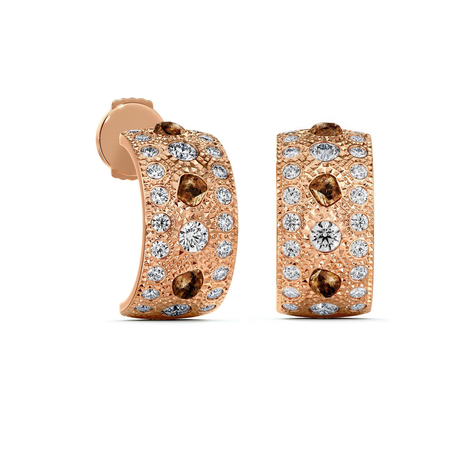 Talisman hoop earrings by De Beers