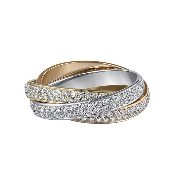 CRB4234200 - Trinity ring - White gold, rose gold, yellow gold - Cartier