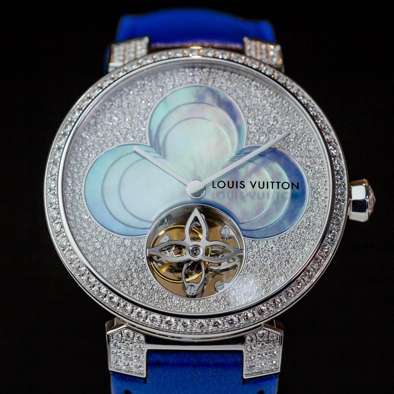 Blossom Tambour Monogram Tourbillon watch, Louis Vuitton