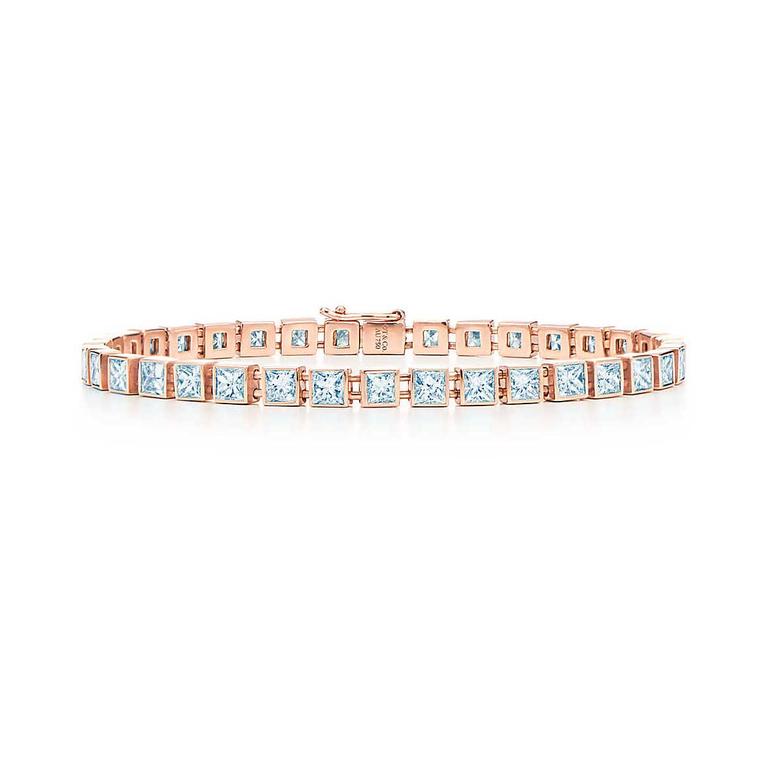 Diamond tennis bracelet in rose gold | Tiffany & Co. | The Jewellery Editor