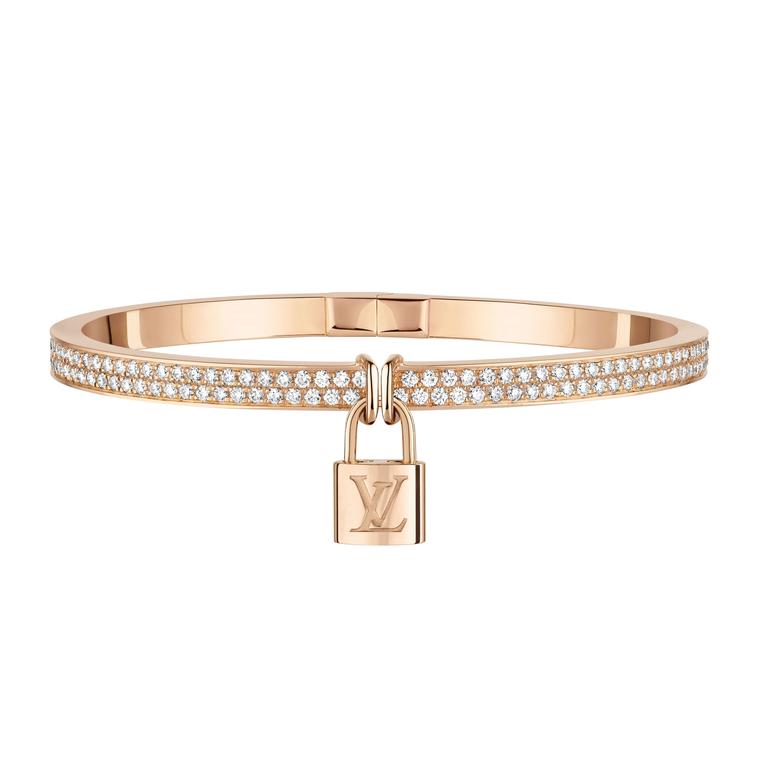 Louis Vuitton LV men bracelet rose gold metal