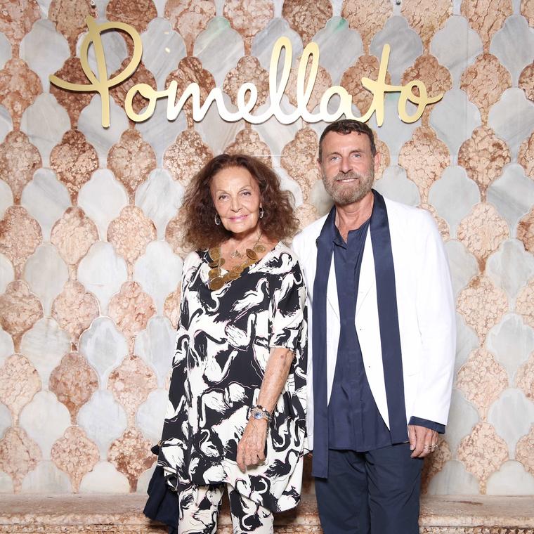 Vincenzo Castaldo and Diane von Fürstenberg, Designer