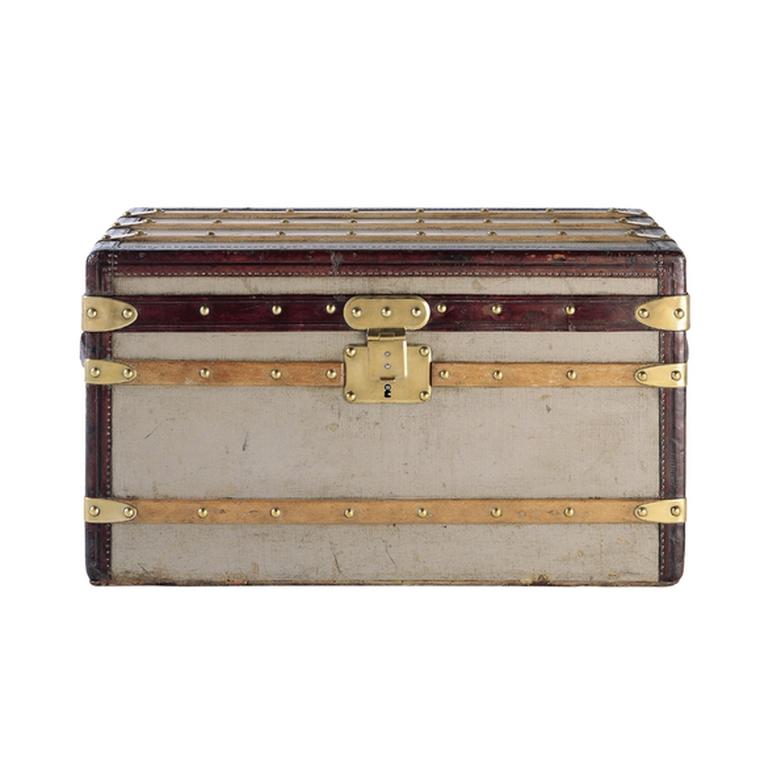 This Louis Vuitton steamer trunk is from the 1st series