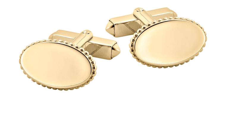 Mappin & Webb Plain Oval Yellow Gold Cufflinks_20131011_Zoom