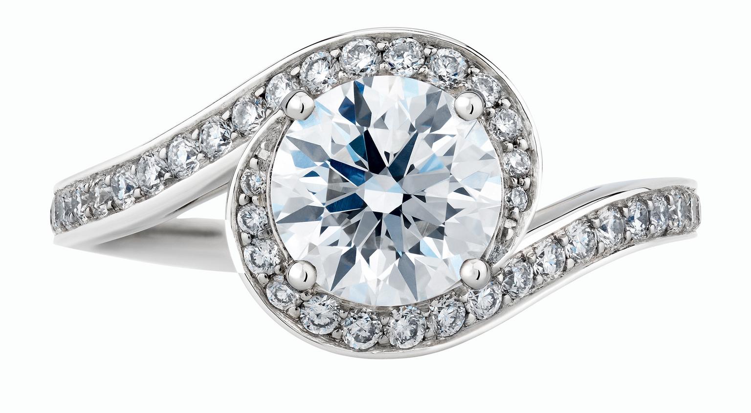 New addition to the collection of De Beers engagement rings is a modern ode  to love | The Jewellery Editor