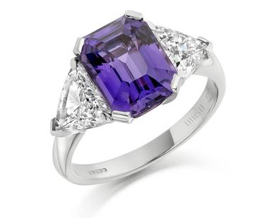 The new colour code: engagement rings featuring vibrant gemstones | The ...