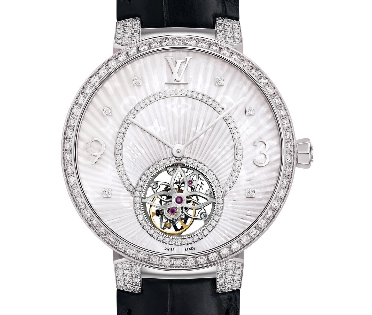 Tambour Monogram Tourbillon watch, Louis Vuitton