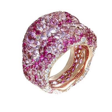 The new Emotion rings by Faberge are a dazzling cocktail of pave ...