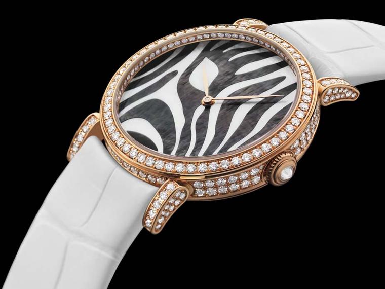 DeLaneau Rondo Zebra watch