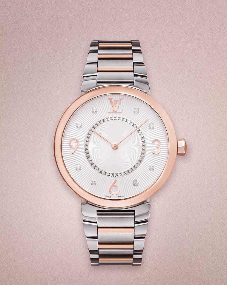 Louis VUITTON Dentelle de Monogram watch with a Diamond-set dial