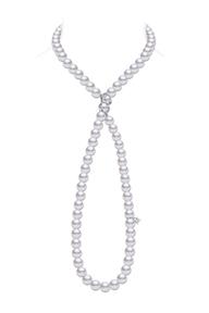 The lucky Mikimoto Double Eight necklace starring 88 Akoya pearls | The ...