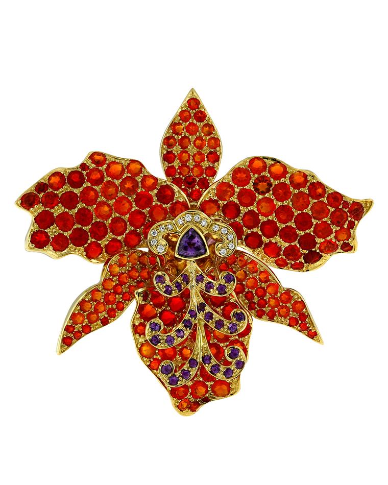 Fire opal jewellery glows with an inner fire saturated with every hue ...