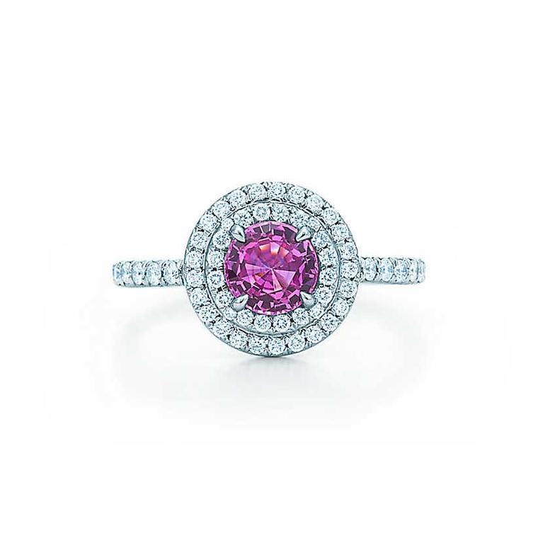Tiffany & Co. Pre-Owned Soleste Aquamarine Diamond Halo Necklace - Farfetch