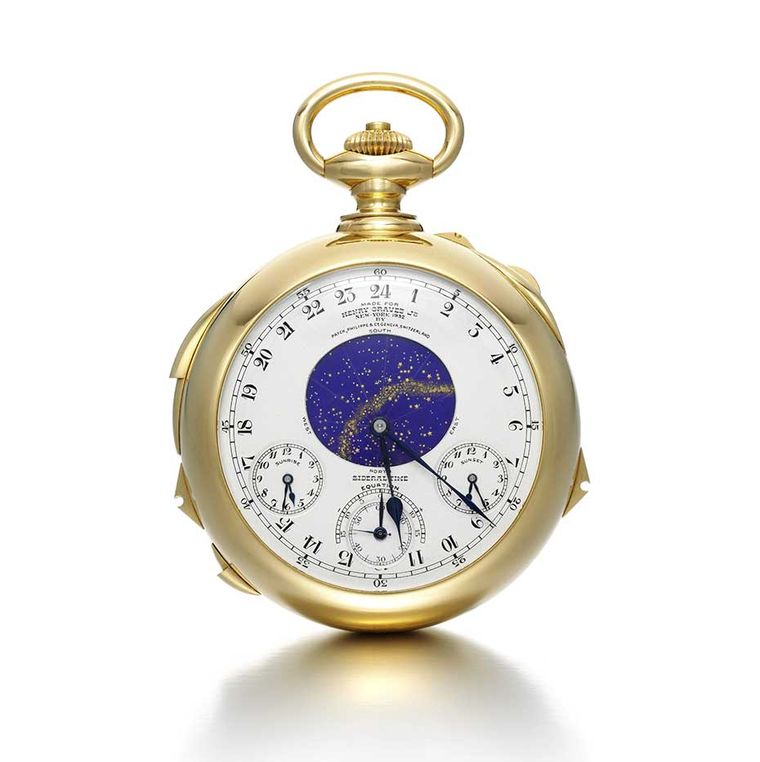 Henry Graves Supercomplication pocket watch dubbed the Mona Lisa of ...