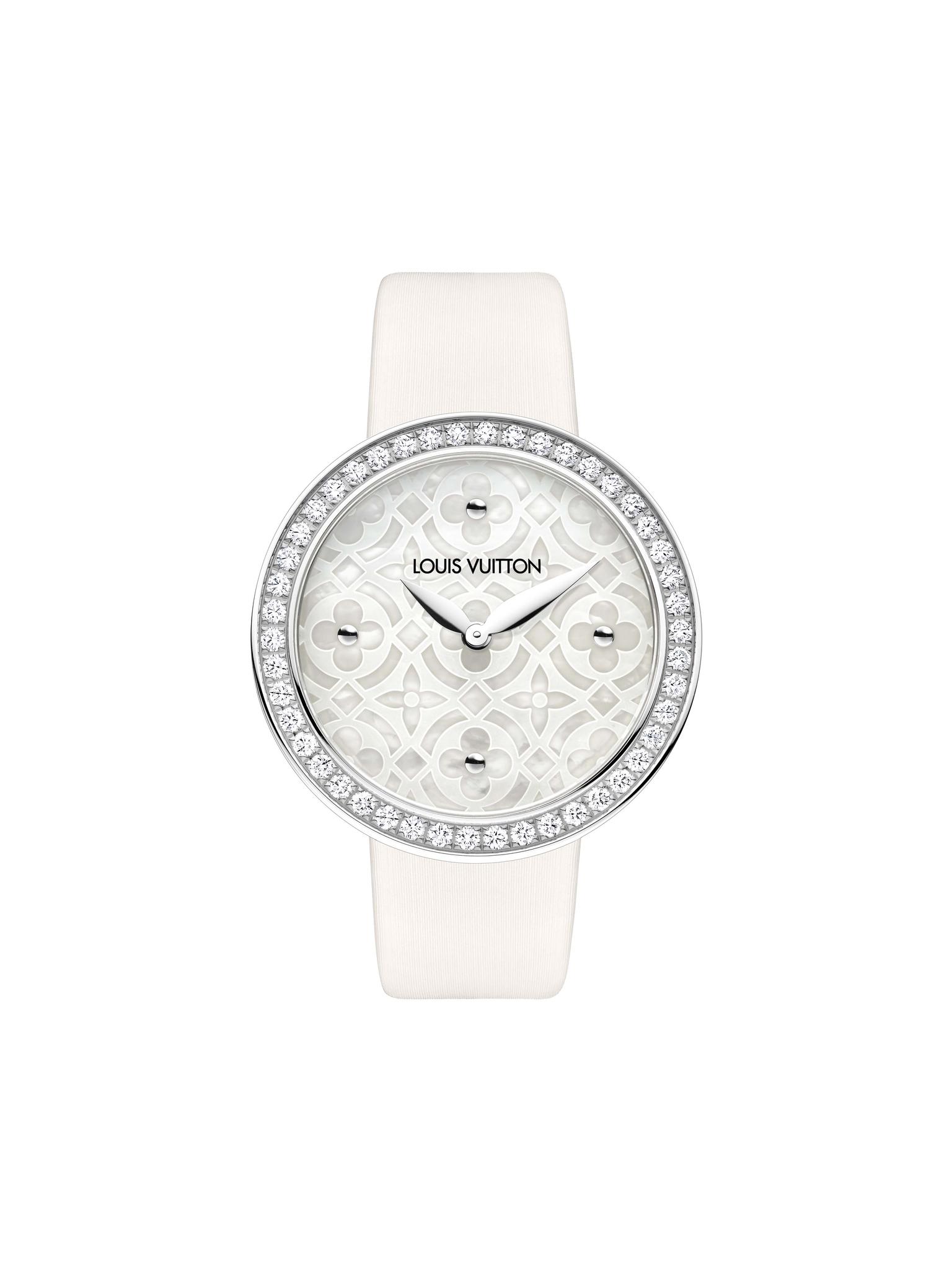 Dentelle de Monogram ladies' watch with mother-of-pearl dial, Louis Vuitton