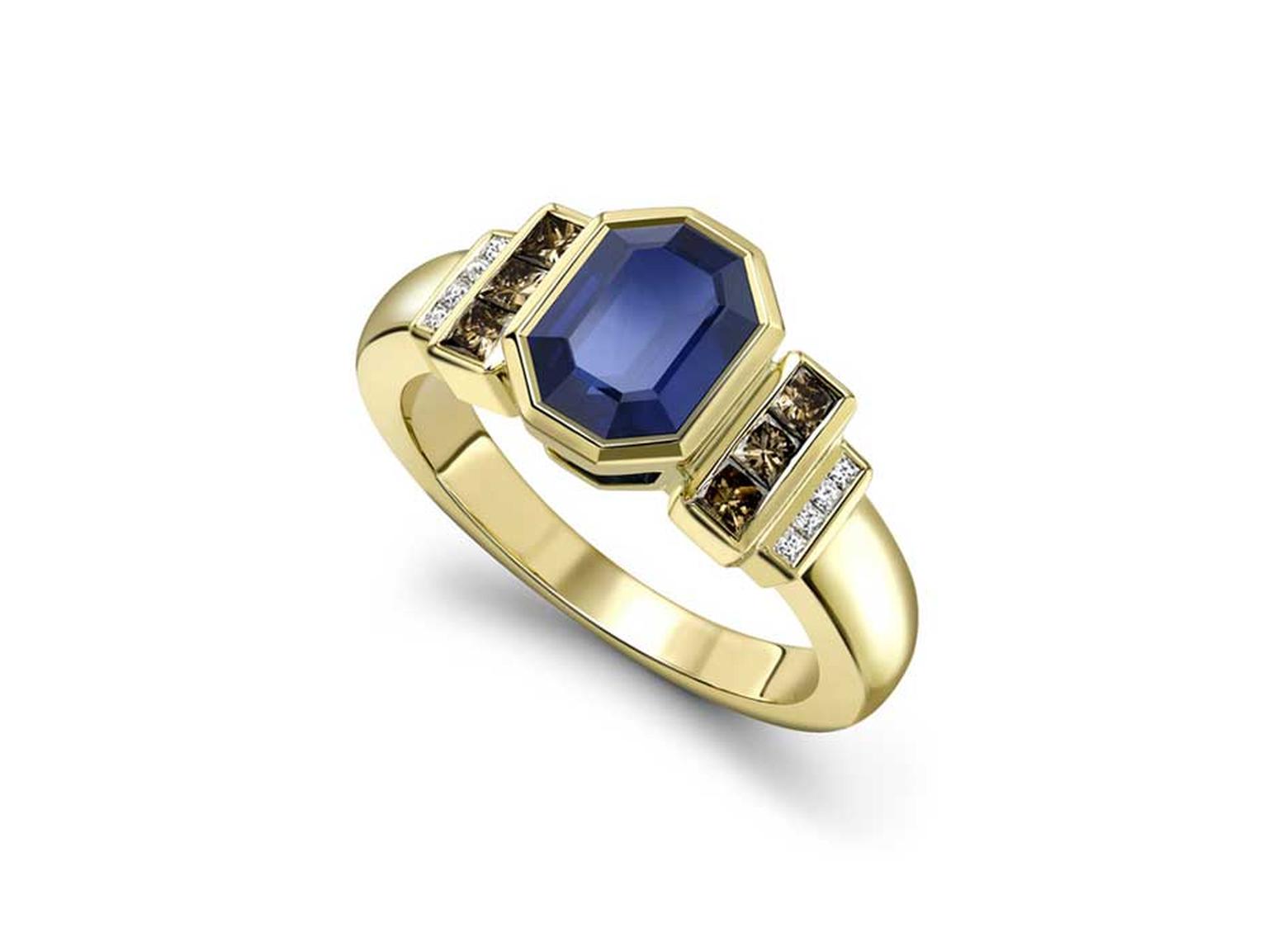 Blue Colour Stone Ring | parquetecnologicocaren.cl