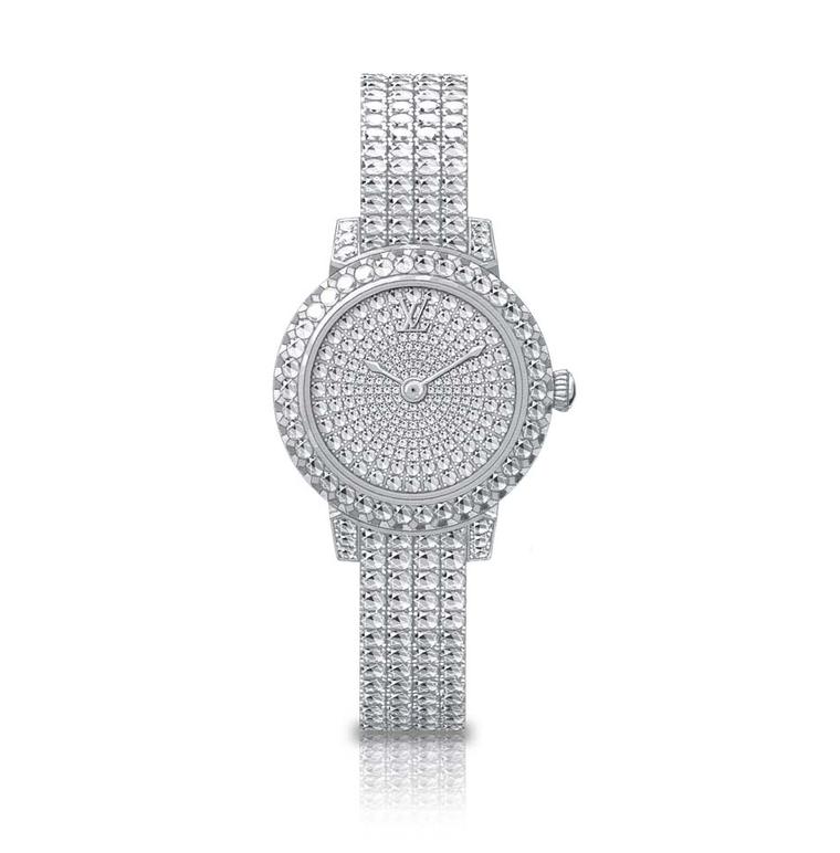 Louis Vuitton - Ladies Diamond Tambour - Metal Bracelet