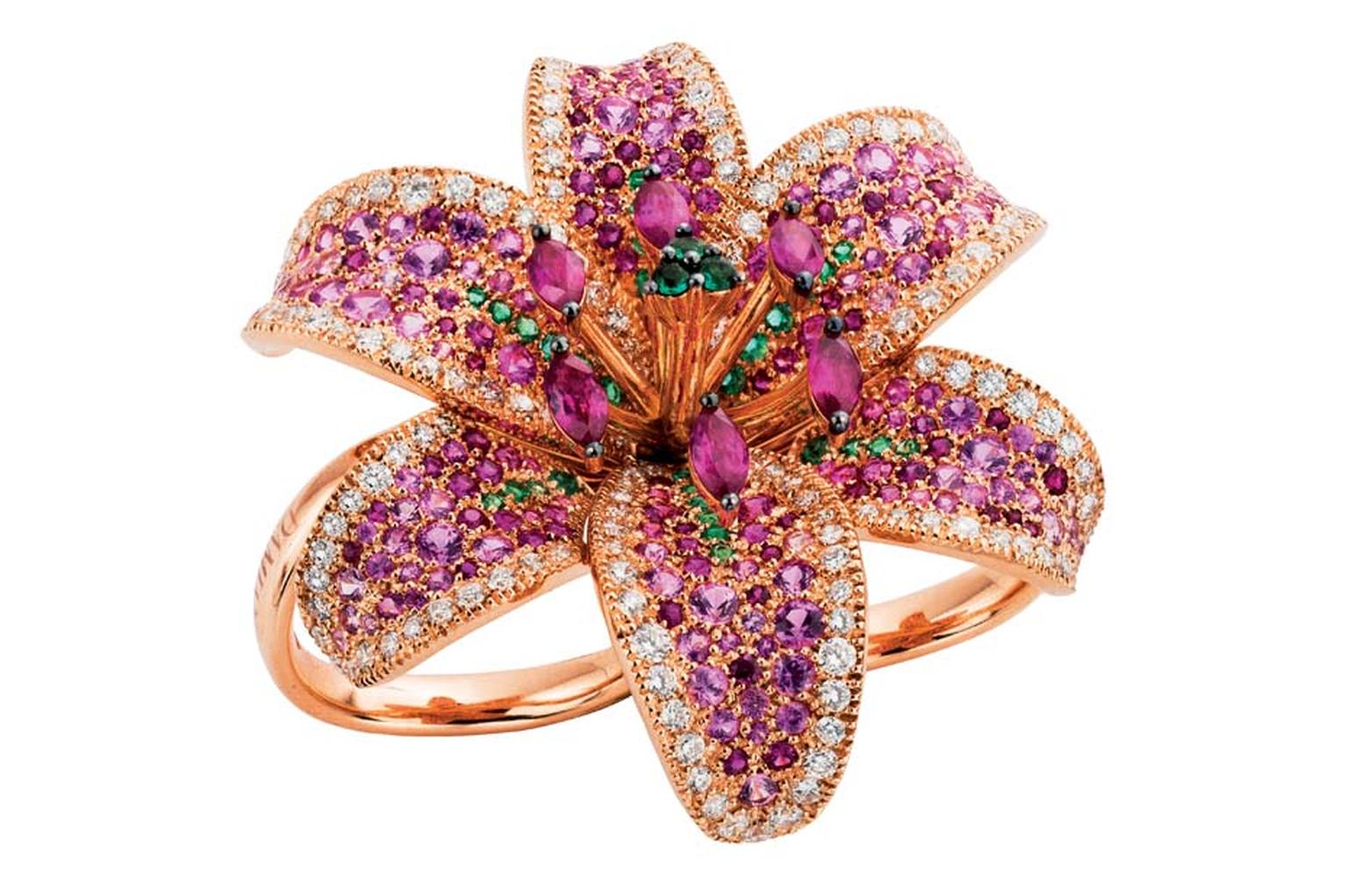 Damiani ring from the new Giglio high jewellery collection,