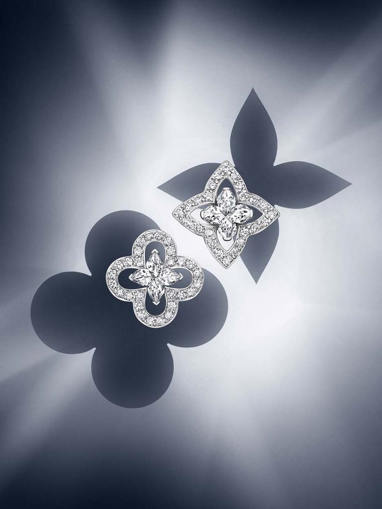 Louis Vuitton LV Monogram Fusion Diamond White Gold Ring at