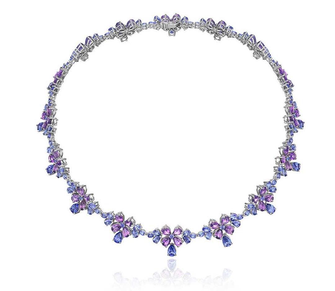 Chopard Temptations high jewellery floral tanzanite